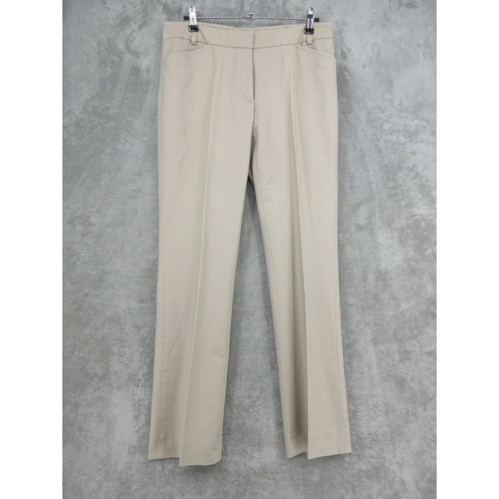 Brooks Brothers 346 Pants Womens Size 6 Beige Lucia Trousers Minimalist Office